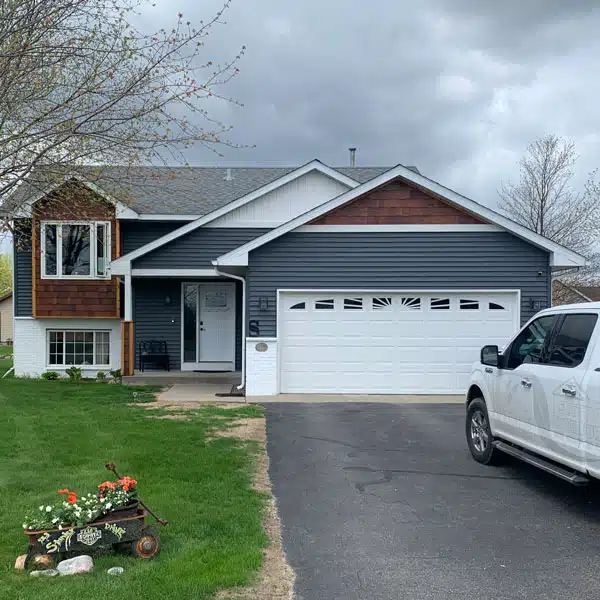 Split level home with new siding and new roof
