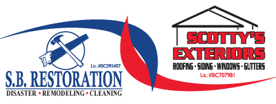 Scotty's Exteriors / SD Restoration Logo