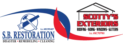 Scotty's Exteriors / SD Restoration Logo