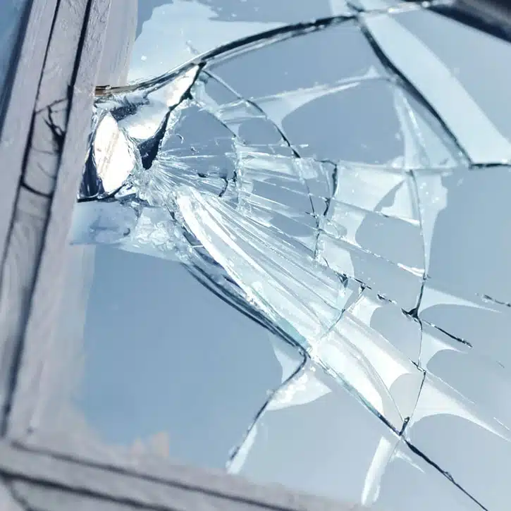 Broken window
