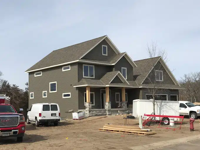 New Construction Exterior Work - Two story home in Rice, MN
