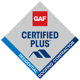 GAF Certified Plus - Residential Roofing Contractor - Badge