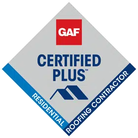 GAF Certified Plus - Residential Roofing Contractor - Badge
